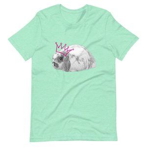 Bunny Graphic Mint Green Tee (Print on Demand)